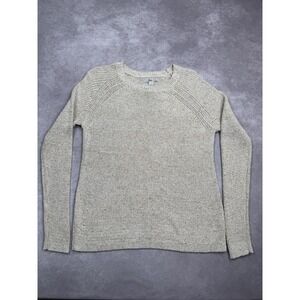 Bass Sweater Womens Large‎ Gardenia Crewneck Pullover Knit NWT Casual